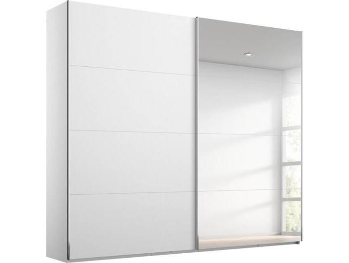 Xora SCHWEBETÜRENSCHRANK X-TEND, Weiß, Metall, 4 Fächer, 181x236x68 cm, Blauer Engel, Goldenes M, Made in Germany, Typenauswahl, in verschiedenen von Xora