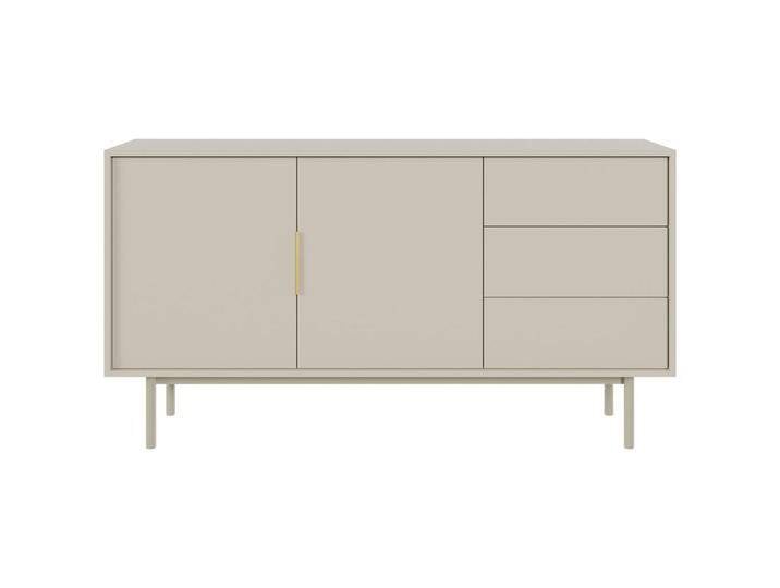 Xora SIDEBOARD Viva, Kaschmir, Metall, 2 Fächer, 3 Schubladen, 154x82x39 cm, Beimöbel erhältlich, Schlafzimmer, Schlafzimmer Kommoden von Xora