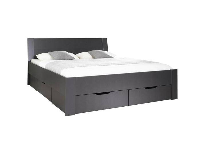 Xora STAURAUMBETT ADITIO BEDS, Grau, 4 Schubladen, 140x200 cm, Blauer Engel, Goldenes M, Made in Germany, Lattenrosthöhe individuell einstellbar, in Xora STAURAUMBETT ADITIO BEDS, Grau, 4 Schubladen, 140x200 cm, Blauer Engel, Goldenes M, Made in Germany, Lattenrosthöhe individuell einstellbar, in von Xora