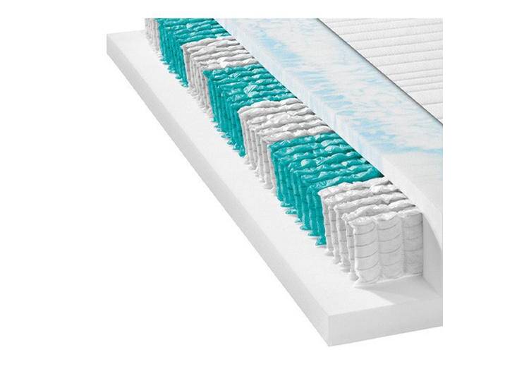 Xora TASCHENFEDERKERNMATRATZE, H3, Füllung: Polyester, 90x200 cm, Härtegradauswahl, Bezug abnehmbar/waschbar, Ober- und Unterseite versteppt, optimale von Xora