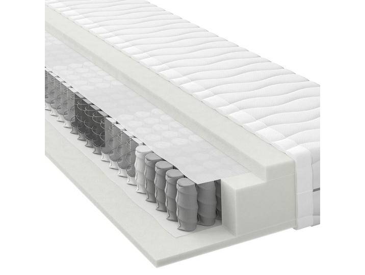 Xora TASCHENFEDERKERNMATRATZE, Weiß, H3 + H4, Füllung: Hohlfaser, 100x200 cm, OEKO-TEX® STANDARD 100, Made in Europe, Bezug abnehmbar/waschbar, von Xora