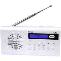 Xoro DAB 100 Kofferradio DAB+, UKW Weiß von Xoro