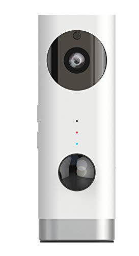 Xoro SKB 20 WLAN IP Smart Home Kamera f. Innenräume, kabellose Überwachungskamera mit Akku, PIR-Sensor, Livestream, Zwei-Wege-Kommunikation, IR Nachtsicht, microSD Card/Cloud-Speicherung, 5 Volt weiss von Xoro