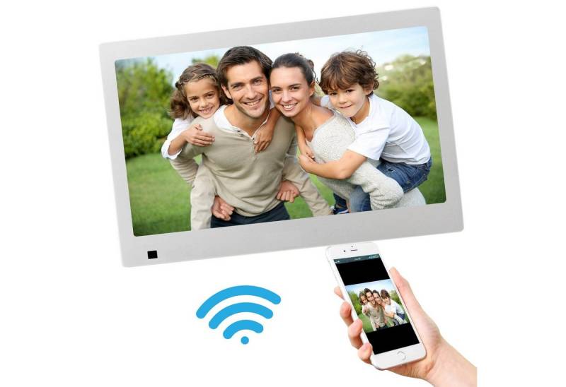 Xoro CPF 10B1 25.65cm 10.1" Bilderrahmen WLAN SD-Kartenleser USB 2.0 Digitaler Bilderrahmen von Xoro