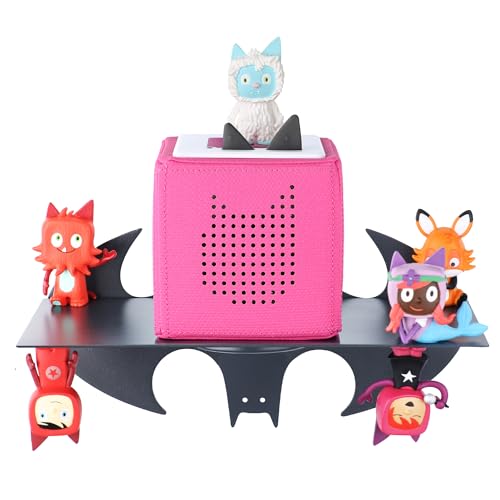 Bat Shape Shelf For Tonie Shelf, Tonies Storage with 25-35Pcs Adhesive Metal Plate for Creative Tonie Box Magnetic Shelf for Tonie Figures,Characters, Shelf for Kids, with Space for charging station Bat Shape Shelf For Tonie Shelf, Tonies Storage with 25-35Pcs Adhesive Metal Plate for Creative Tonie Box Magnetic Shelf for Tonie Figures,Characters, Shelf for Kids, with Space for charging station von Xozoyo
