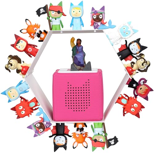 Xozoyo Hexagon Shelf for Tonie Shelf,Tonies Storage with 60-70Pcs Adhesive Metal Plate for Creative Tonie Box Magnetic Shelf for Tonie Figures,Characters, Shelf for Kids Xozoyo Hexagon Shelf for Tonie Shelf,Tonies Storage with 60-70Pcs Adhesive Metal Plate for Creative Tonie Box Magnetic Shelf for Tonie Figures,Characters, Shelf for Kids von Xozoyo