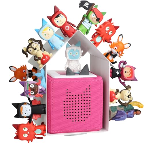 Xozoyo House Shelf for Tonie Shelf,Tonies Storage with 40-50Pcs Adhesive Metal Plate for Creative Tonie Box Magnetic Shelf for Tonie Figures,Characters, Shelf for Kids Xozoyo House Shelf for Tonie Shelf,Tonies Storage with 40-50Pcs Adhesive Metal Plate for Creative Tonie Box Magnetic Shelf for Tonie Figures,Characters, Shelf for Kids von Xozoyo