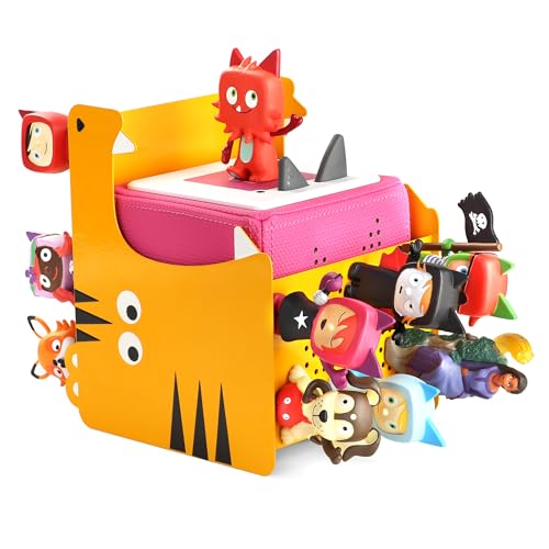 Xozoyo Tiger Shape Shelf, Tonies Storage with 30-40Pcs Adhesive Metal Plate for Creative Tonie Box Magnetic Figures,Characters, Shelf for Kids, with Space for Charging Station Xozoyo Tiger Shape Shelf, Tonies Storage with 30-40Pcs Adhesive Metal Plate for Creative Tonie Box Magnetic Figures,Characters, Shelf for Kids, with Space for Charging Station von Xozoyo