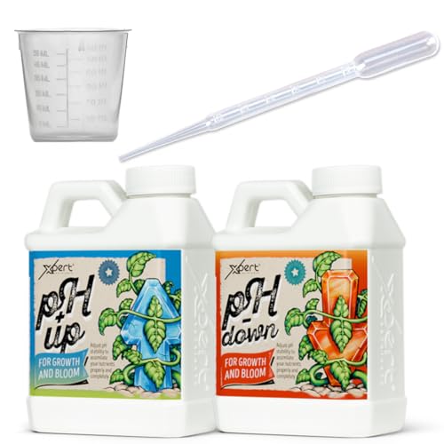 Xpert Nutrients Limited Edition, 2er Pack, PH Down 250 ml und PH Up 250ml Regulatoren + Pipette und Messbecher+ Für jede Art von Substrat und für jede Art von Kultur von Xpert Nutrients