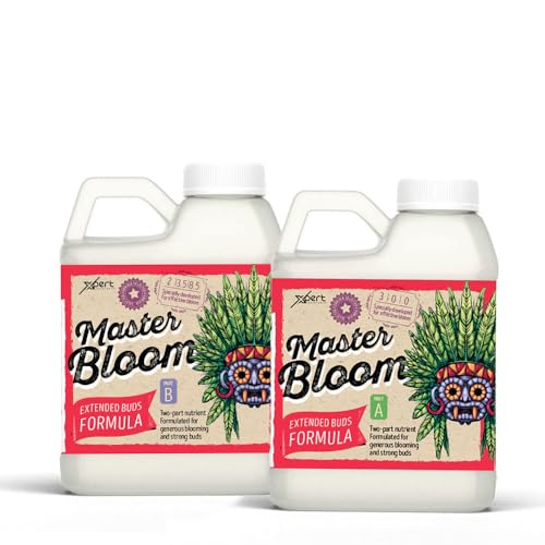 Xpert Nutrients Master Bloom A+B (250 ML) – Basis-Blütendünger für die Blütephase von Pflanzen, universelle Blütenernährung, flüssiger Pflanzennährstoff, Blühstimulator für den Innen- und Außenbereich von Xpert Nutrients