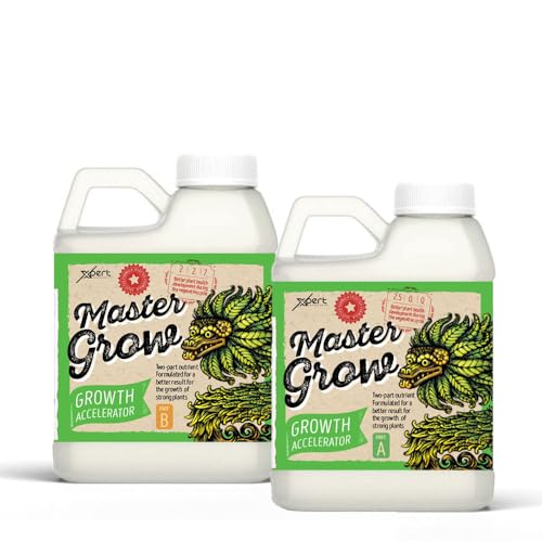 Xpert Nutrients Master Grow A+B (250 ML) – Basis-Wachstumsdünger für die vegetative Phase von Pflanzen, universelle Pflanzennahrung, flüssiger Wachstumsnährstoff von Xpert Nutrients