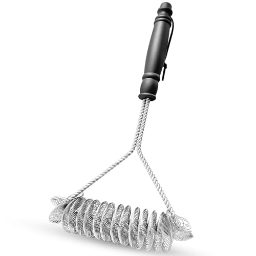 Xpieoyrm Grillbürste, Grill Reinigungsbürste mit dichte Edelstahl Borsten, Grill Zubehör, Grillcleaner Brush mit ergonomischem Griff, für Gasgrill, Holzkohlegrill, Elektrogril, Grillrost Xpieoyrm Grillbürste, Grill Reinigungsbürste mit dichte Edelstahl Borsten, Grill Zubehör, Grillcleaner Brush mit ergonomischem Griff, für Gasgrill, Holzkohlegrill, Elektrogril, Grillrost von Xpieoyrm