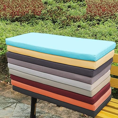 Xpnit Dickes Sitzkissen für Essbank, 2- und 3-Sitzer, wasserdicht, für Gartenbank, für Zuhause, Garten, Schaukel, Terrasse (80 x 40 cm, Khaki) von Xpnit