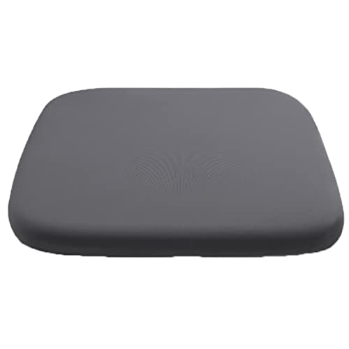 Xpnit Sitzkissen für Bürostuhl, Memory-Schaum, 40/45 cm, rutschfeste Stuhl-Sitzkissen für Zuhause, Küche, Garten (40 x 40 x 4 cm, dunkelgrau A) von Xpnit