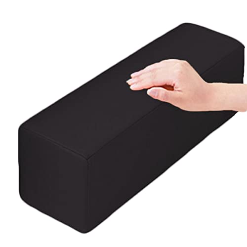 Xpnit Sofa-Armlehnen-Kissen, wasserdicht, Kopf-/Nackenstützkissen, rechteckig, abnehmbar, waschbar (20 x 20 x 55 cm, schwarz) von Xpnit