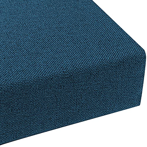 Xpnit Stuhl-Sitzkissen, quadratisch, 5/8 cm dick, Stuhlkissen, für den Innen- und Außenbereich, Stuhlkissen für Garten, Büro, Esszimmer, Zuhause (50 x 50 x 8 cm, blau) von Xpnit