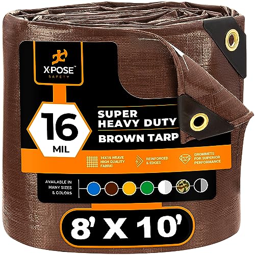 Xpose Safety 2,4 m x 3,4 m, sehr robust, 16 mm, Braun von Xpose Safety