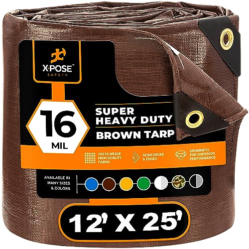 Xpose Safety 3,6 x 6,5 m, sehr robust, 16 mm, Braun von Xpose Safety