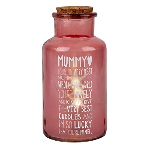 Message of Love Leuchtglas New Mummy | Geburtstag Unisex | Heimdekoration | 2 x AA von Xpressions