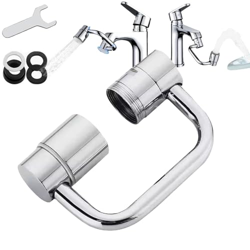 Flexiflow 1080° Rotating Faucet Extender,wasserhahn Verlängerung,1080 Rotating Faucet Extender,wasserhahn Aufsatz Schwenkbar,drehbarer Wasserhahn Aufsatz,rotating Faucet Extension,for Bathroom,Kitchen Flexiflow 1080° Rotating Faucet Extender,wasserhahn Verlängerung,1080 Rotating Faucet Extender,wasserhahn Aufsatz Schwenkbar,drehbarer Wasserhahn Aufsatz,rotating Faucet Extension,for Bathroom,Kitchen von Xpwghap