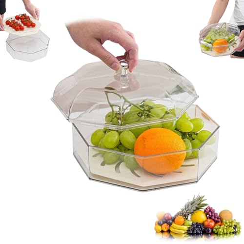 Fruit Bowl with Lid, Fruit Bowl with Fruit Fly Protection, Fruit Basket with Lid, Fruit Cover Against Fruit Flies,fliegenschutz Obst,fliegenschutz Essen,Modern Storage with Fly Protection for Fruit Fruit Bowl with Lid, Fruit Bowl with Fruit Fly Protection, Fruit Basket with Lid, Fruit Cover Against Fruit Flies,fliegenschutz Obst,fliegenschutz Essen,Modern Storage with Fly Protection for Fruit von Xpwghap