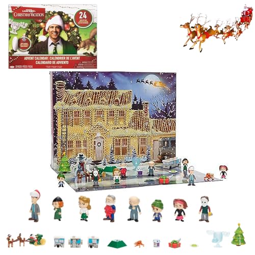 SchöNe Bescherung Adventskalender 2024,Weihnachtskalender Griswolds,National Lampoon Adventskalender,Christmas Vacation Adventskalender,Adventskalender Christmas Vacation, von Xpwghap