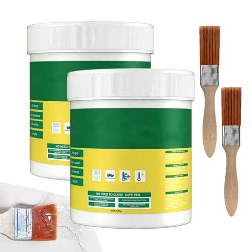 Toychre Versiegelung,versiegelungspaste,lonbor-co Wasserdichte Beschichtung,harz Waschstein Boden,dichtmasse Wasserdicht Transparent,transparenter Wasserdichter Beschichtungsmittel-2pcs||100g von Xpwghap