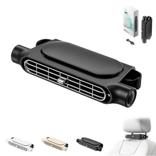 Xpwghap Tragbare Klimaanlage Fürs Auto,auto Ventilator Für Rücksitzautositzventilator,auto Sitzbelüftung Mit Usb,seat Car Fan Portable Plug-in Three-speed,für SUV, LKW, Wohnmobile & PKW-B von Xpwghap