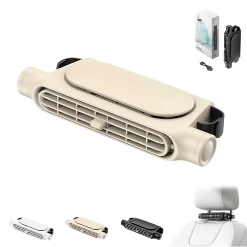 Xpwghap Tragbare Klimaanlage Fürs Auto,auto Ventilator Für Rücksitzautositzventilator,auto Sitzbelüftung Mit Usb,seat Car Fan Portable Plug-in Three-speed,für SUV, LKW, Wohnmobile & PKW-C von Xpwghap