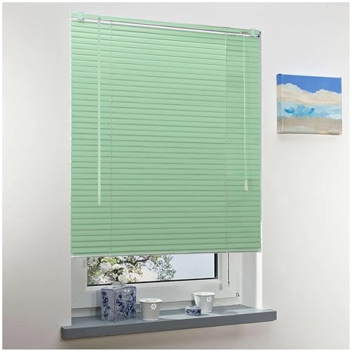 Xrdbfd Grüne Venezianische Jalousie, Metall Fenster Jalousien, Aluminium Venezianische Jalousette Für Fenster Und Türen, Horizontal Jalousien, 40-150cm/16-59in Breit,WxH-40x130cm/15.7 * 51in Xrdbfd Grüne Venezianische Jalousie, Metall Fenster Jalousien, Aluminium Venezianische Jalousette Für Fenster Und Türen, Horizontal Jalousien, 40-150cm/16-59in Breit,WxH-40x130cm/15.7 * 51in von Xrdbfd