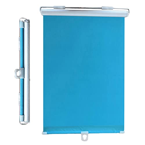 Verdunkelungsrollos Ohne Bohren, 60x125/75x125cm Sonnenschutzrollos, Saugnapf-rollos Für Fenster, Dachfenster Rollo, Verdunkelungsvorhänge, Sonnenschutz/uvschutz,Blue-55x125cm(21.7 * 49.2in) von Xrdbfd