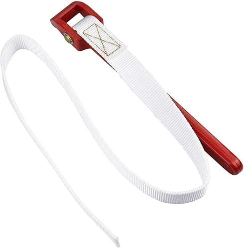 Xrten 12 Zoll Strap Wrench Nylon Bandschlüssel,Duschkopfschlüssel Bandschlüssel Einstellbar,Multifunktions-Maschinenfilter-Entfernungswerkzeug Filterplatte zum Öffnen von Filtern und Rohren von Xrten