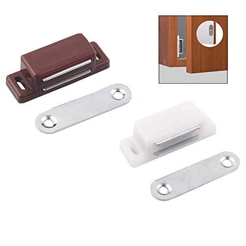 Xrten 40 Stück Magnetschnäpper stark Schrank Magnetverschluss Möbelmagnet Türschliesser Magnetschloss Türmagnet Magnet Türschließer Schranktür von Xrten