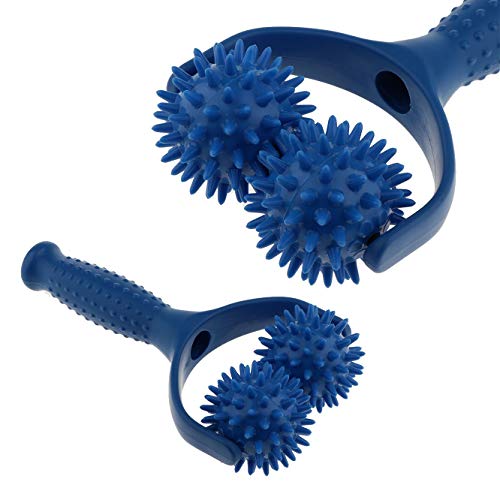Xrten Massage Rolle mit 2 Kugeln Massagebälle, Selbstmassagerolle Massagegerät Muscle Roller mit mit Griff für Beine Rücken Arme Schultern Xrten Massage Rolle mit 2 Kugeln Massagebälle, Selbstmassagerolle Massagegerät Muscle Roller mit mit Griff für Beine Rücken Arme Schultern von Xrten