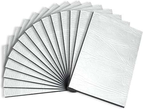 20 Stück Dämmmatte Auto, 5mm Schalldämmmatte 250 x 180 x 5mm Schallschutz Mattenrolle Isoliermatte Selbstklebend Auto Dämmung für Schalldämmung Isolierung Wasserdicht Feuerfest 20 Stück Dämmmatte Auto, 5mm Schalldämmmatte 250 x 180 x 5mm Schallschutz Mattenrolle Isoliermatte Selbstklebend Auto Dämmung für Schalldämmung Isolierung Wasserdicht Feuerfest von Xstary