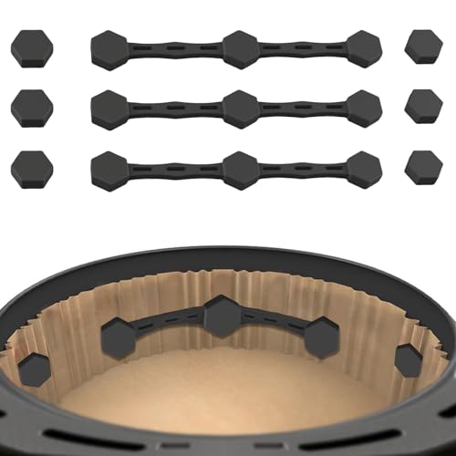 3 Pack Heißluftfritteuse Magnete Ninja Heißluftfritteuse Zubehör,Silikon-Magnetschnallen für Heißluftfritteusen Silikon Clips zum Fixieren von Backpapier Einsätzen Zubehör Ninja Af400eu Af500eu 3 Pack Heißluftfritteuse Magnete Ninja Heißluftfritteuse Zubehör,Silikon-Magnetschnallen für Heißluftfritteusen Silikon Clips zum Fixieren von Backpapier Einsätzen Zubehör Ninja Af400eu Af500eu von Xstary