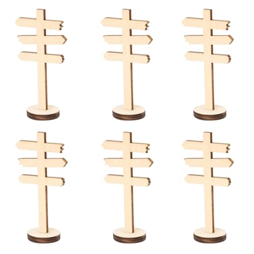 6 Stück Miniatur Deko,Miniatur Wegweiser Holz Garten Miniatur Garten Wegweiser Schild Miniatur Garten Wegweiser Miniatur Straßenschild Miniatur Wichtel Zubehör 6 Stück Miniatur Deko,Miniatur Wegweiser Holz Garten Miniatur Garten Wegweiser Schild Miniatur Garten Wegweiser Miniatur Straßenschild Miniatur Wichtel Zubehör von Xstary