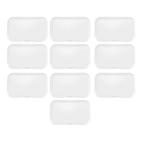 Xtahdge 10 StüCk Wiederverwendbare Baby TüCher Deckel Baby Nass TüCher Abdeckung Tissues Box Nass Papier Deckel von Xtahdge