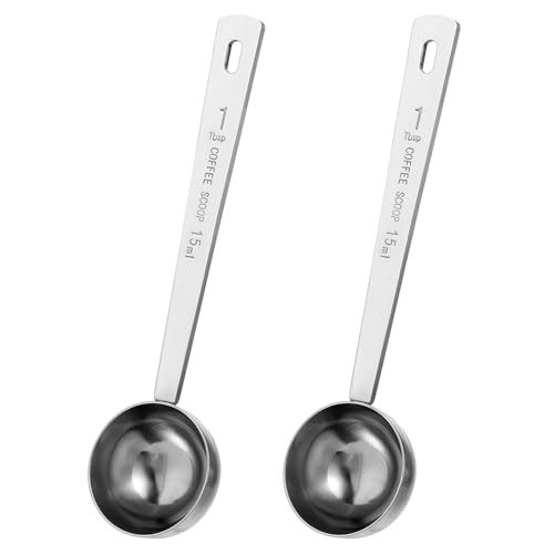 2 Stück Edelstahl Kaffeelöffel, 15ml Messlöffel Kaffeedosierlöffel Kaffeelöffel Portionierer,Kaffeedosierlöffel Mit Langem Griff Tablespoon Zum Rühren Von Tee Kaffee 2 Stück Edelstahl Kaffeelöffel, 15ml Messlöffel Kaffeedosierlöffel Kaffeelöffel Portionierer,Kaffeedosierlöffel Mit Langem Griff Tablespoon Zum Rühren Von Tee Kaffee von Xthrotsenk