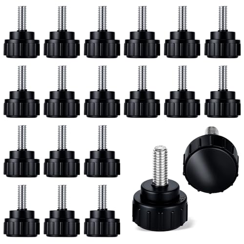 20 Stück Rändelschraube M4 x 10mm Flügelschrauben Rändel Sterngriff Schraube Kohlenstoffstahl Gewindegerändelte Rändelschraube Schwarze Runde Klemmenschraube 20 Stück Rändelschraube M4 x 10mm Flügelschrauben Rändel Sterngriff Schraube Kohlenstoffstahl Gewindegerändelte Rändelschraube Schwarze Runde Klemmenschraube von Xthrotsenk