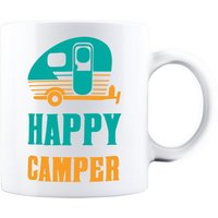 xtrafly Sommer Strand Camp Reise Rv | Happy Camper 11Oz. Kaffee Keramik Tassen xtrafly Sommer Strand Camp Reise Rv | Happy Camper 11Oz. Kaffee Keramik Tassen von XtraFlyApparel