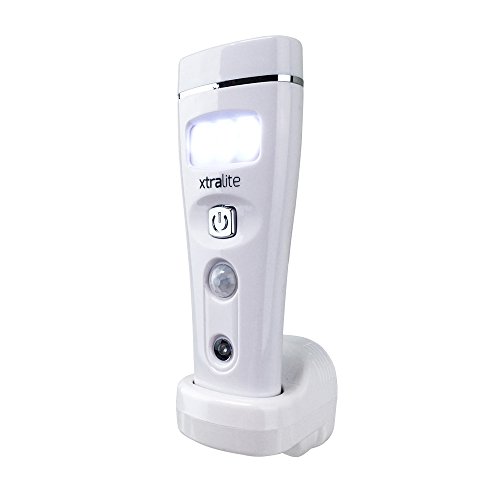 Xtralite NiteSafe Slim Sensor Wiederaufladbares mit 4 Funktionen-LED Nachtlicht, Taschenlampe und Arbeitslicht XL20750 von Xtralite