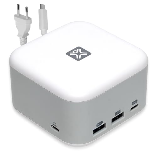 XtremeMac X-Cube Pro USB-C Dockingstation - Leistungsstarker 6-in-1 USB Hub, USB C Adapter für MacBook & Laptops, USB C Hub mit 130W, USB-A, HDMI 4K, Ethernet - Ideal für den modernes Setup von XtremeMac