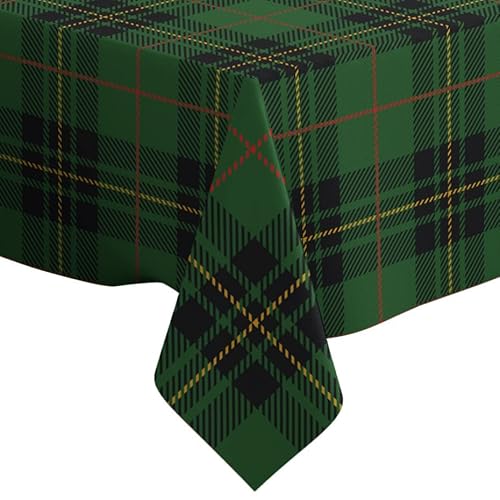 Clan Forbes Tartan Plaid Schottisches Muster - Rechteckige Leinen-Tischdecke, (150 x 230 cm) waschbare dekorative Tischdecke von Xtremepads