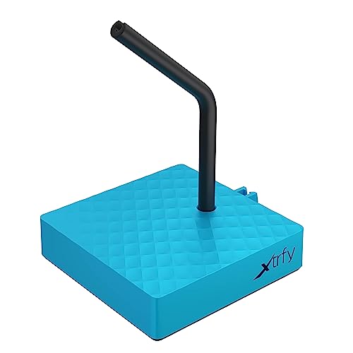 Xtrfy B4, Mouse Bungee für mehr Spielkomfort, Flexibler Kabelhalter für Gaming-Maus, Stabiler Standfuß, Rutschfeste Unterseite, Praktisch & Kompakt, Miami Blue von Xtrfy