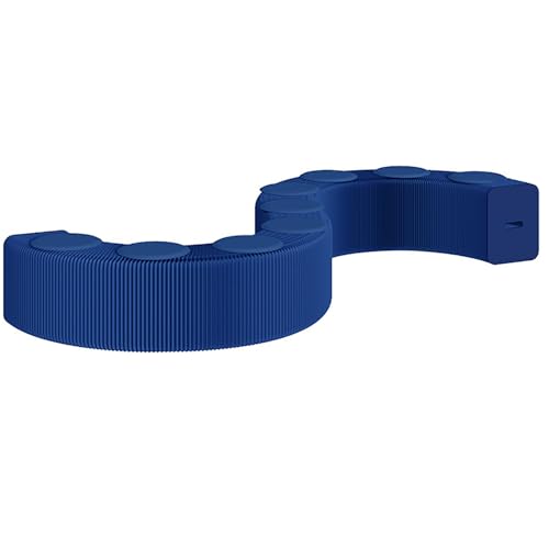 Xtroml Faltbarer Papier-Ottoman-Hocker mit Kissen – Tragbarer Akkordeon-Schemel und Beistelltisch für Wohnzimmer, Einkaufszentrum oder Büro – Vielfältige Nutzung,Blue-40×28×600cm Xtroml Faltbarer Papier-Ottoman-Hocker mit Kissen – Tragbarer Akkordeon-Schemel und Beistelltisch für Wohnzimmer, Einkaufszentrum oder Büro – Vielfältige Nutzung,Blue-40×28×600cm von Xtroml