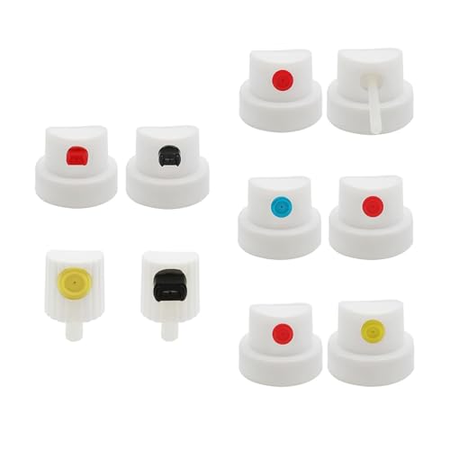 10 Stück Profi Farbdosenadapter Düsen Mehrere Frontsprüher Düsenspitze verstärkt für gleichmäßiges Sprühgerät von XuQiZZpp
