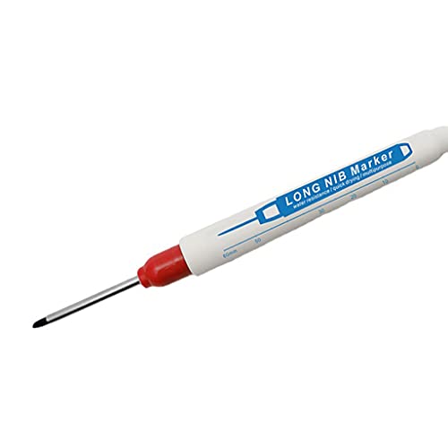 Lochstift für Tischlerei Möbel Dekoration Bücherregal Lochposition Mehrzweck Schwarz Blau Rot Lochmarker Stift Schwarz Permanent Marker Feine Spitze Metallic Permanent Marker von XuQiZZpp