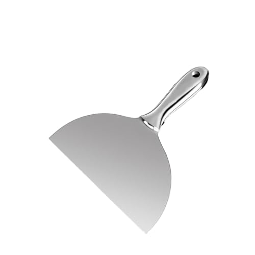 Metallfuge Edelstahl Schaber Komfortabler Griff für Hausrenovierung Werbung Tapetenentfernung Polierter Edelstahl von XuQiZZpp