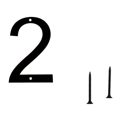Moderne schwebende Hausnummern, Metall, rostfrei, Adressschilder für den Außenbereich, Briefkasten, Hof, Tür, Wand mit Nägeln, Set, Metall, Hausnummer für den Außenbereich von XuQiZZpp